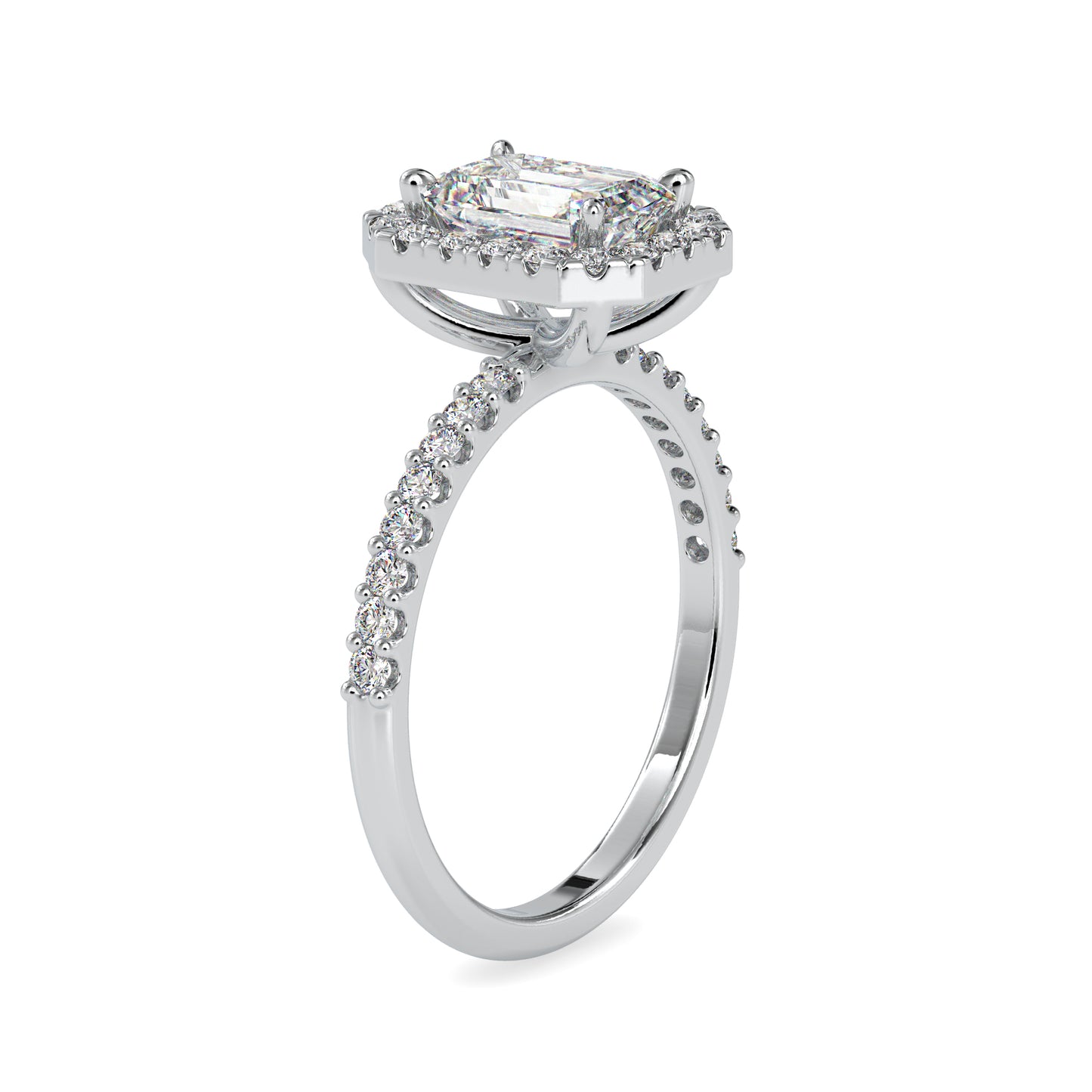 1.62 CTTW  LABGROWN Diamond , VVS Clarity , E-F Color , 925 Silver Diamond Ring with IGI Certification