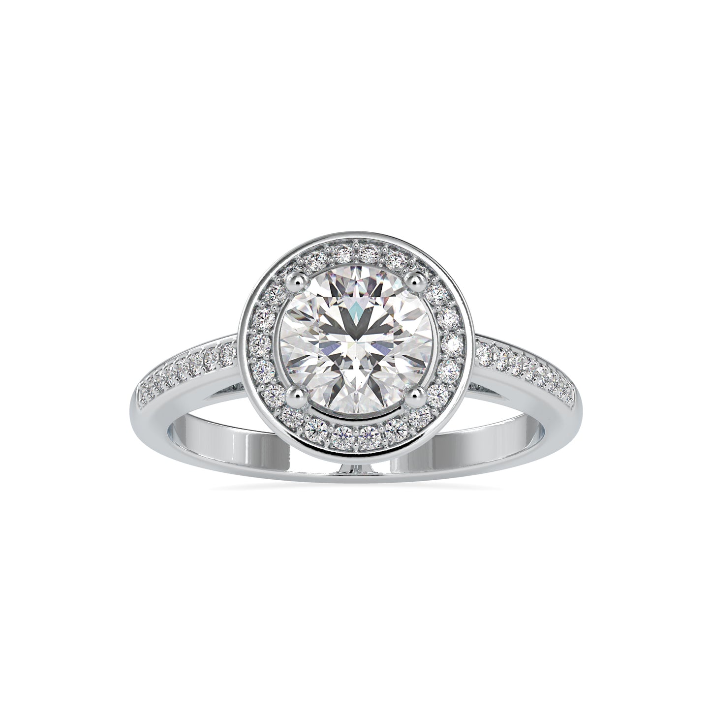 1.30 CTTW  LABGROWN Diamond , VVS Clarity , E-F Color , 925 Silver Diamond Ring with IGI Certification