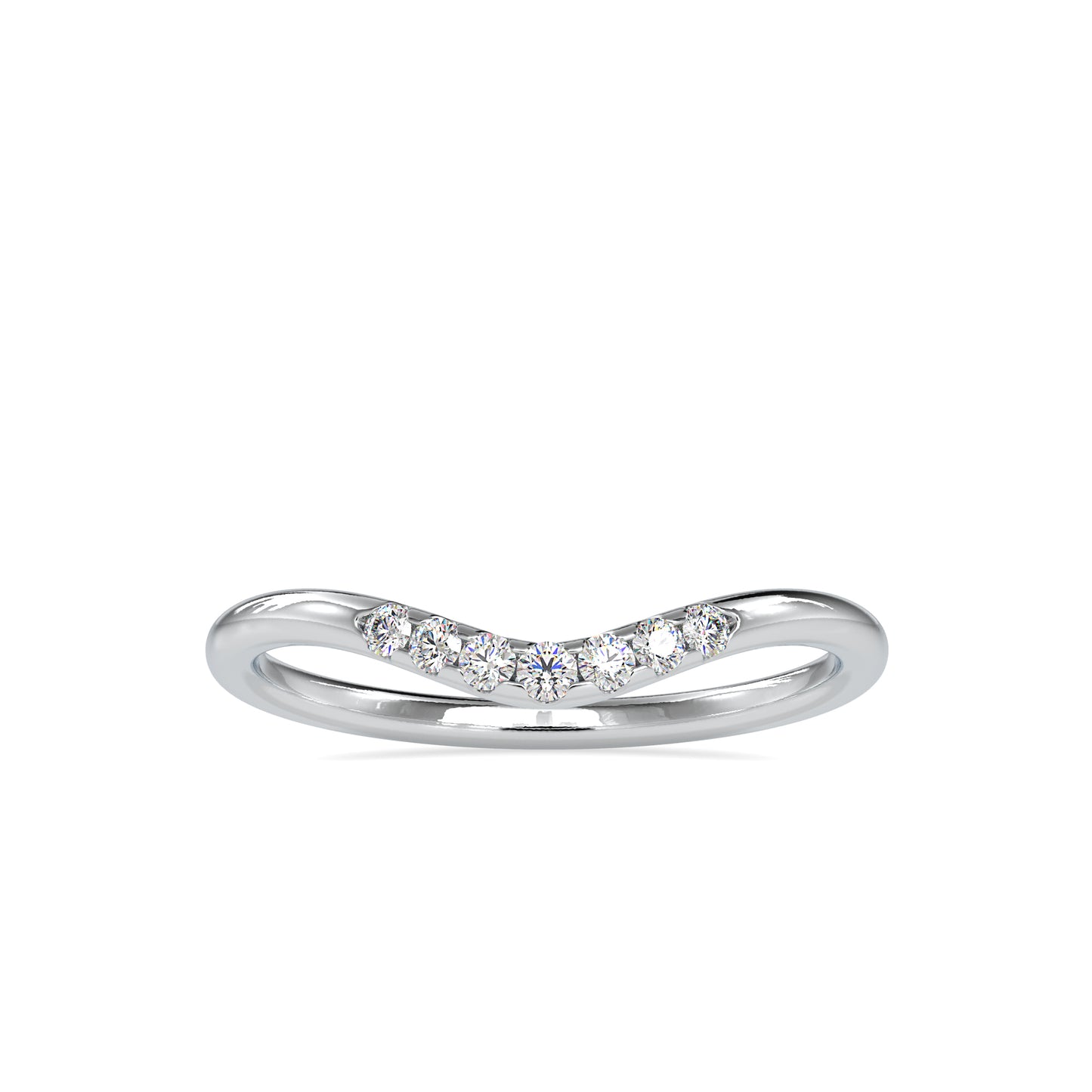 0.20 CTTW  LABGROWN Diamond , VVS Clarity , E-F Color , 925 Silver Diamond Ring with IGI Certification