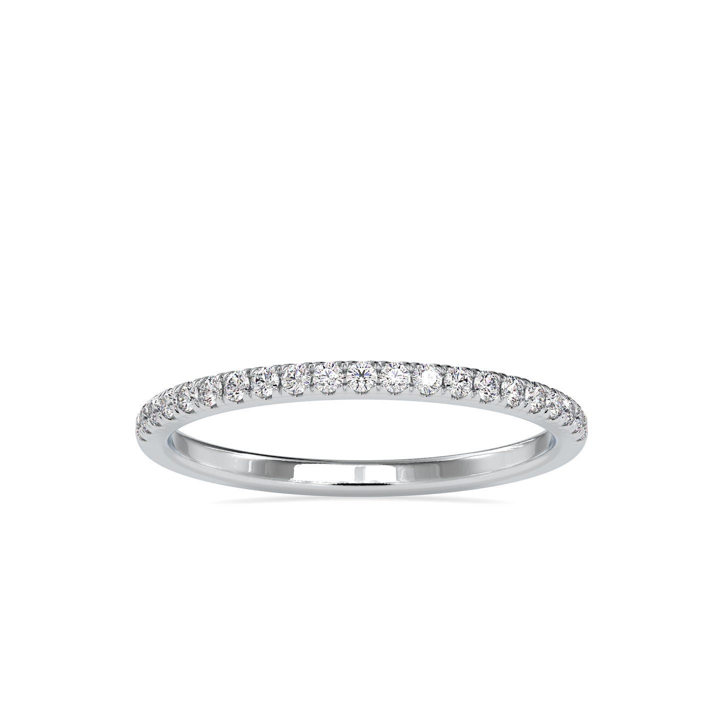 0.20 CTTW  LABGROWN Diamond , VVS Clarity , E-F Color , 925 Silver Diamond Ring with IGI Certification