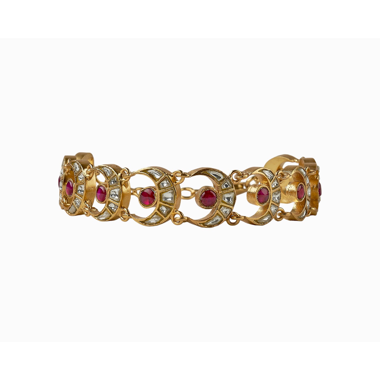 925 Silver bracelet with 24k gold-plating