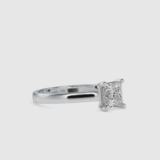 1.35 CTTW  LABGROWN Diamond , VVS Clarity , E-F Color , 925 Silver Diamond Ring with IGI Certification