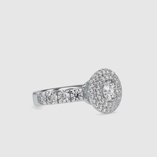 2.356 CTTW  LABGROWN Diamond , VVS Clarity , E-F Color , 925 Silver Diamond Ring with IGI Certification