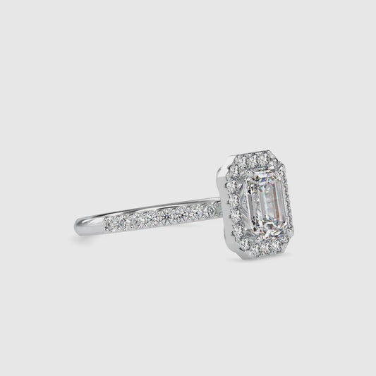 1.62 CTTW  LABGROWN Diamond , VVS Clarity , E-F Color , 925 Silver Diamond Ring with IGI Certification