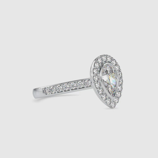 1.54 CTTW  LABGROWN Diamond , VVS Clarity , E-F Color , 925 Silver Diamond Ring with IGI Certification