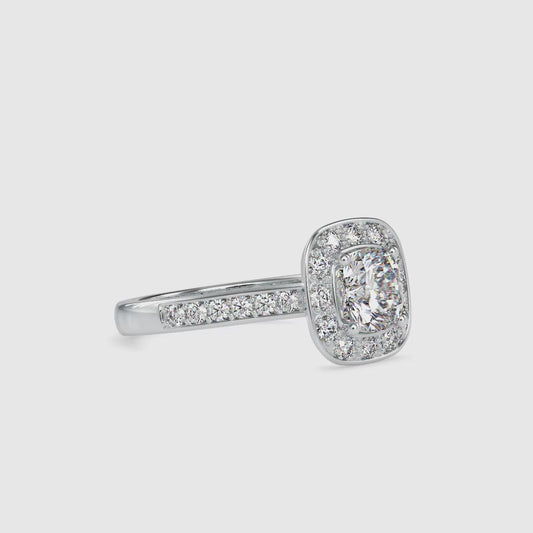 2.16 CTTW  LABGROWN Diamond , VVS Clarity , E-F Color , 925 Silver Diamond Ring with IGI Certification