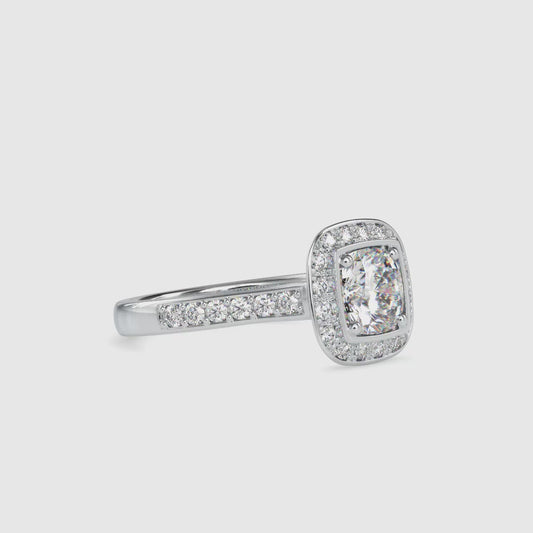 1.73 CTTW  LABGROWN Diamond , VVS Clarity , E-F Color , 925 Silver Diamond Ring with IGI Certification