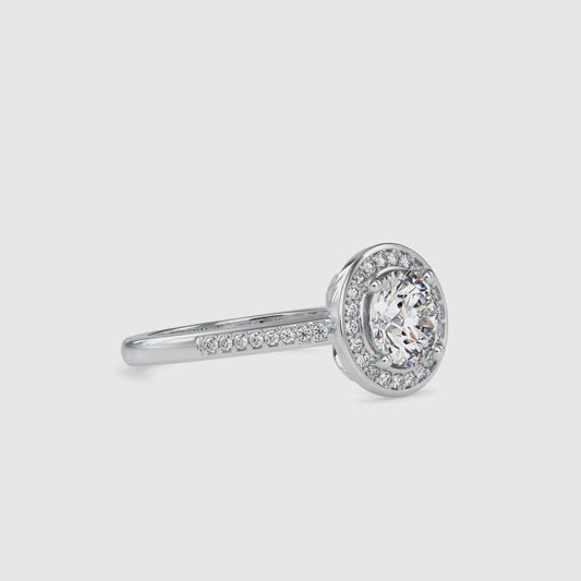 1.30 CTTW  LABGROWN Diamond , VVS Clarity , E-F Color , 925 Silver Diamond Ring with IGI Certification