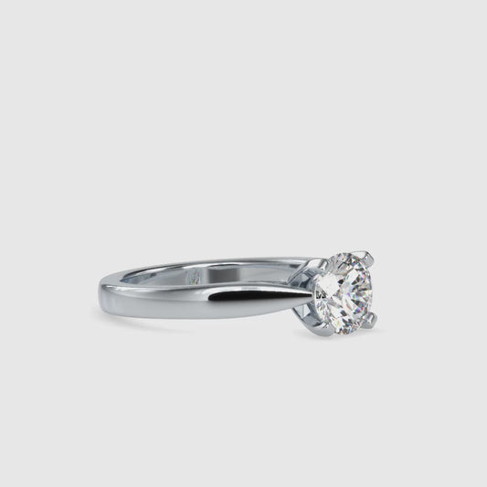 1.14 CTTW  LABGROWN Diamond , VVS Clarity , E-F Color , 925 Silver Diamond Ring with IGI Certification