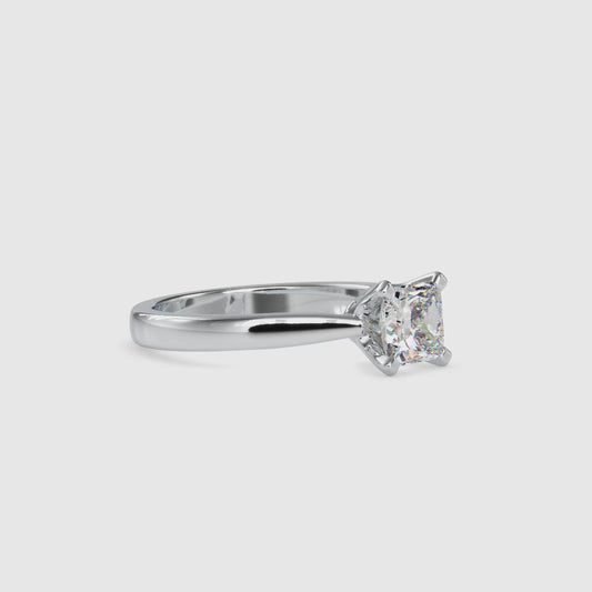 1.23 CTTW  LABGROWN Diamond , VVS Clarity , E-F Color , 925 Silver Diamond Ring with IGI Certification